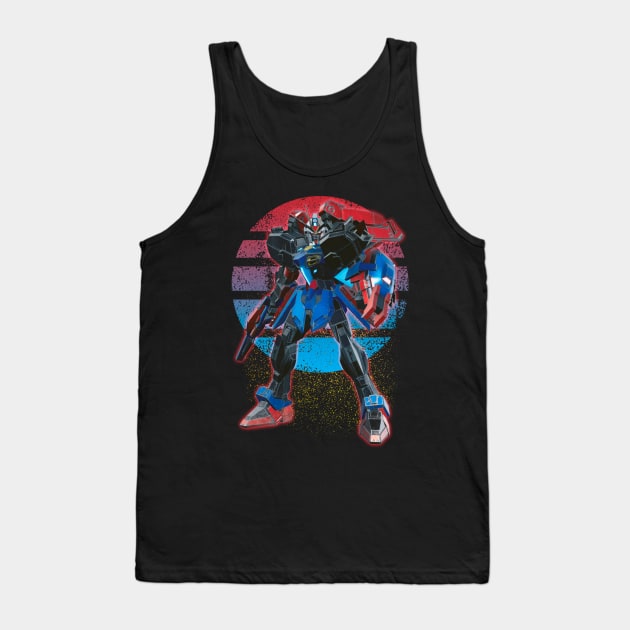 Dark Strike Gundam Tank Top by gblackid